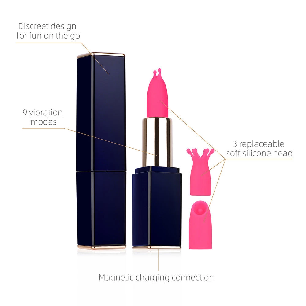 Mysite Bisous - Discreet Lipstick Pocket Vibrator Vibrators 2 Mysite Bisous - Discreet Lipstick Pocket Vibrator Vibrators