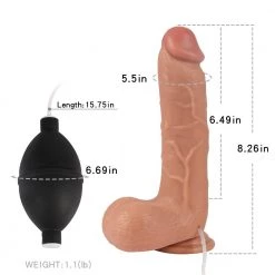 Mysite Galen - Realistic Squirting Dildo 6.5 Inch Dildos