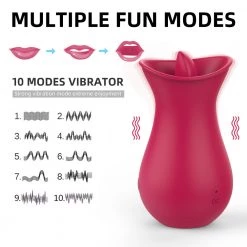 Mysite Rose Vibrators Rose Vibrator With Tongue