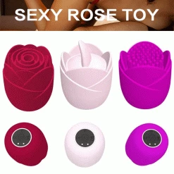 Mysite Rose Vibrators 10 Frequency G-spot Rose Massager