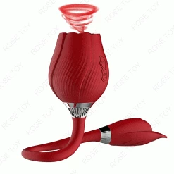 Mysite Rose Vibrators Rose Vibrator Double Use Sucking Vibrator