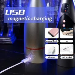 Mysite X S10 Spacecup Multifunctional Penis Sucking Male Masturbator With Heating And Vibrating UV Disinfection Base