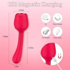 Mysite Rose Toy 10 Modes Clit Sucker Rose Vibrators