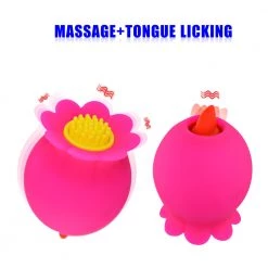 Mysite Rose Style Tongue Licking Vibrator