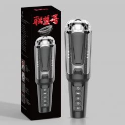 Mysite X S6 MAX Spacecup Depth 18cm Penis Sucking Male Masturbator With Dual Vibration Motors