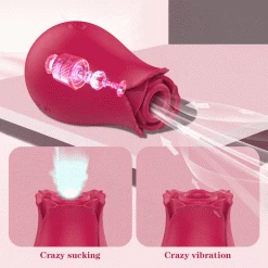 Mysite Rose Toy 10 Speeds Oral Sucking Vibrator Rose Vibrators