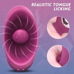 Mysite Rose Vibrators Rose Vibrator, Clitoral Licking Tongue Vibrator