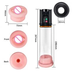 Mysite X P11 Automatic Penis Pump Penis Extender Enhancer Vacuum Pump Multiple Modes Men Enlargement Sex Toys 9 Mysite X P11 Automatic Penis Pump Penis Extender Enhancer Vacuum Pump Multiple Modes Men Enlargement Sex Toys