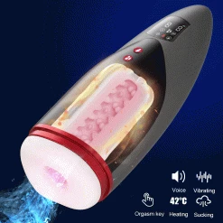 Mysite X S10 Spacecup Multifunctional Penis Sucking Male Masturbator With Heating And Vibrating UV Disinfection Base