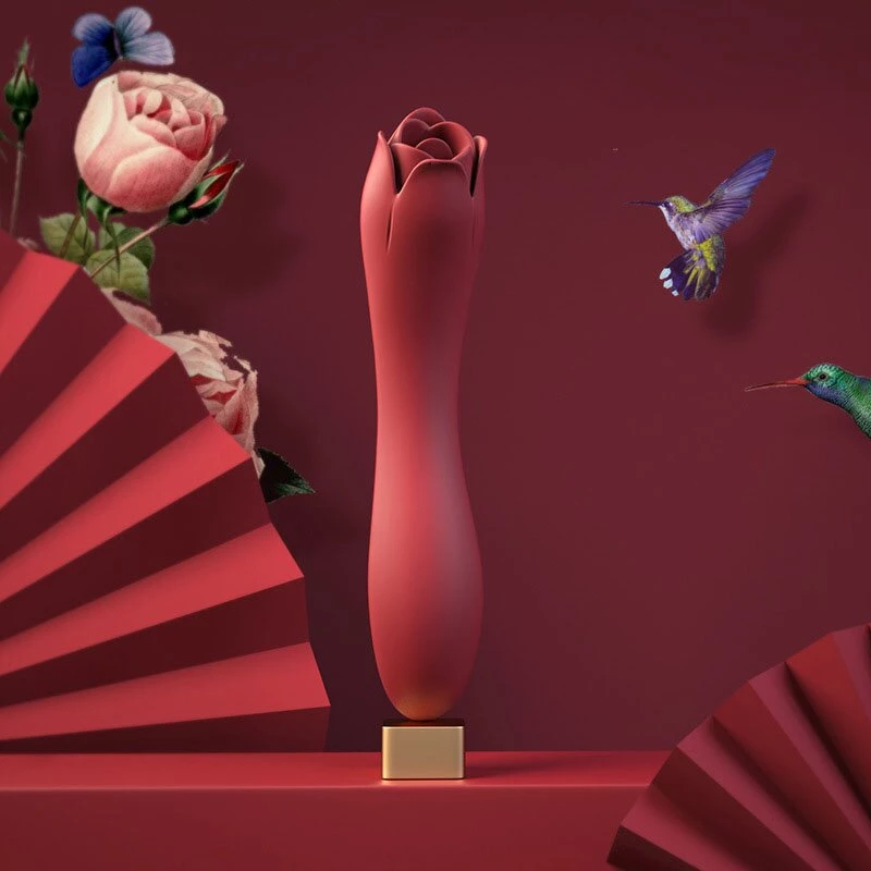 Mysite Rose Vibrators Rose Toy 10 Modes (red) 2 Mysite Rose Vibrators Rose Toy 10 Modes (red)