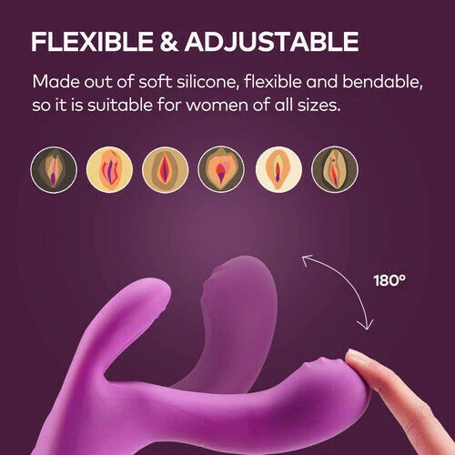 Sexlolo G-spot Rabbit Vibrator 3 Motors Clitoral And Vaginal Stimulator 4 Sexlolo G-spot Rabbit Vibrator 3 Motors Clitoral And Vaginal Stimulator