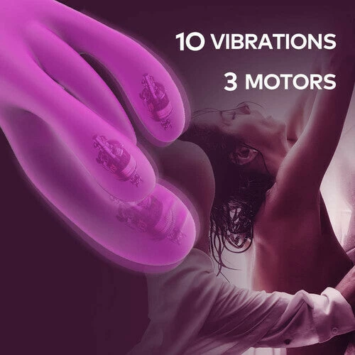Sexlolo G-spot Rabbit Vibrator 3 Motors Clitoral And Vaginal Stimulator 5 Sexlolo G-spot Rabbit Vibrator 3 Motors Clitoral And Vaginal Stimulator