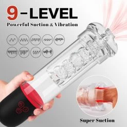 Sexlolo Vibration 9 Mode Suction Penis Pump