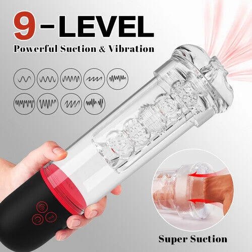 Sexlolo Vibration 9 Mode Suction Penis Pump 2 Sexlolo Vibration 9 Mode Suction Penis Pump