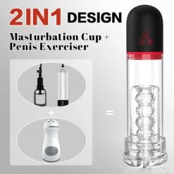 Sexlolo Vibration 9 Mode Suction Penis Pump 8 Sexlolo Vibration 9 Mode Suction Penis Pump