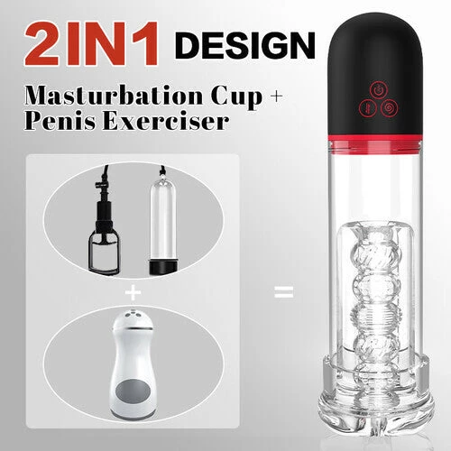 Sexlolo Vibration 9 Mode Suction Penis Pump 3 Sexlolo Vibration 9 Mode Suction Penis Pump