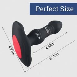 Sexlolo INVADER 3 Thrusting 10 Vibrations Anal Plug With Remote Controller Anal Toys