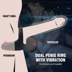 Cock Rings Sexlolo 10-Pattern Vibrations Balls Dense Tickler Penis Ring 7 Cock Rings Sexlolo 10-Pattern Vibrations Balls Dense Tickler Penis Ring