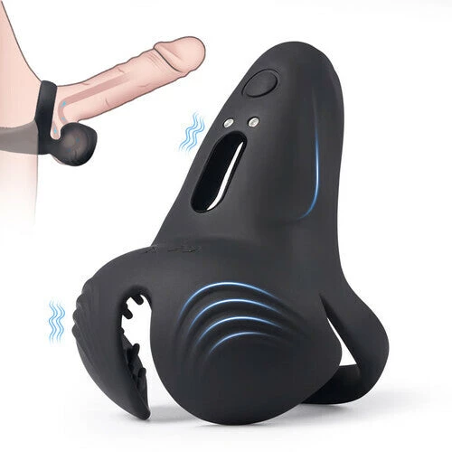 Cock Rings Sexlolo 10-Pattern Vibrations Balls Dense Tickler Penis Ring 1 Cock Rings Sexlolo 10-Pattern Vibrations Balls Dense Tickler Penis Ring