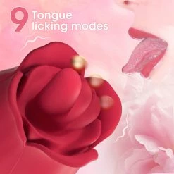 Mysite Rose Toy Clitoral Tongue Licking Vibrator Rose Vibrators