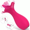 Mysite Rose Vibrators Rose Sex Toys Licking Tongue Waterproof Vibrator