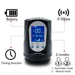 Mysite X P10 Electric Penis Pump Men Penis Enlargement Extender Vacuum Pump LED Display Adjustable Mode Pressure Dick Erection Trainer 9 Mysite X P10 Electric Penis Pump Men Penis Enlargement Extender Vacuum Pump LED Display Adjustable Mode Pressure Dick Erection Trainer