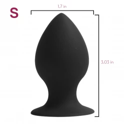 Mysite Tapered Silicone Butt Plug
