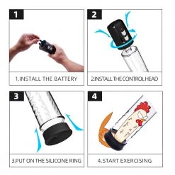 Mysite X P15 AA Battery Electric Penis Pump Dick Enlargement Enhancer Cheap Price Vacuum Pump