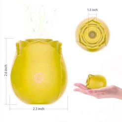 Mysite Rose Vibrators TikTok Rose Toy In Yellow