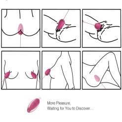 Mysite Remote Control Rose Vibrator Egg Massager