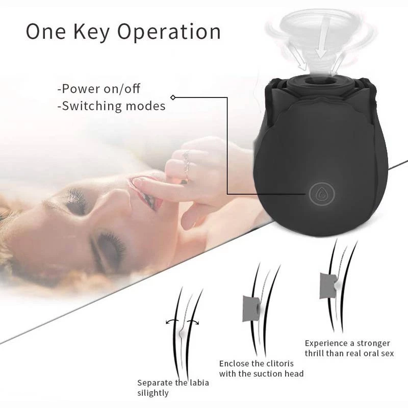Mysite Wholesale Black Rose Vibrator For Women 5 Mysite Wholesale Black Rose Vibrator For Women