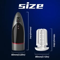 Mysite X S10 Spacecup Multifunctional Penis Sucking Male Masturbator With Heating And Vibrating UV Disinfection Base