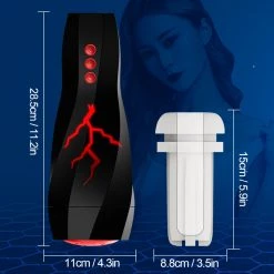 Mysite X S8 Spacecup Penis Sucking Male Masturbator With Vibrating And One-key Pressure Relief Button