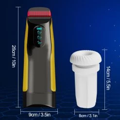 Mysite X S5 Spacecup Penis Sucking Male Masturbator With Vibrating Heating And One-key Pressure Relief Button