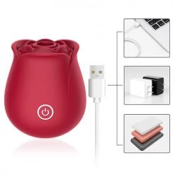 Mysite Red Rose Sucking Vibrator