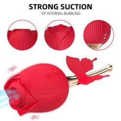 Mysite Rose Vibrators Rose Shape Vaginal Vibrator Stimulation