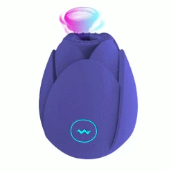 Mysite Blue Rose Sucking Core Lotus Vibrator