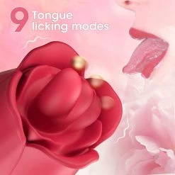 Mysite Rose Clit Licking Toy With Egg Vibrator Rose Vibrators