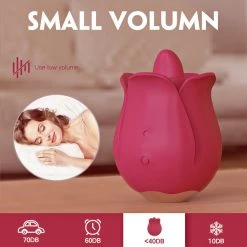 Mysite Rose Tongue Vibrator - Clitoral Stimulation 2.0