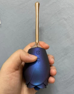 Mysite Silicone Rose Vibrator With Tongue Lickingfor Women Rose Vibrators