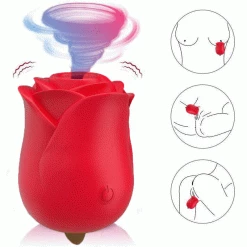 Mysite Rose Clitoral Suction Vibrator Sex Toys Rose Vibrators