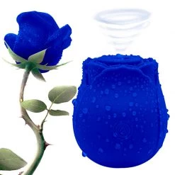 Mysite Rose Vibrators Rose Sex Blue Toy Tongue Sucking Vibrator For Women