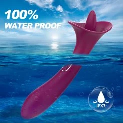 Mysite Vibrators Adele - Clit Licking Tongue Vibrator With G Spot Stimulator