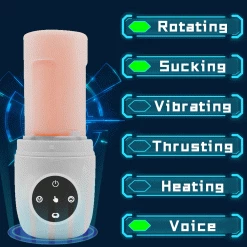Mysite Male X R2 Spacecup Waterproof Rotation Suction Heating Function Masturbator