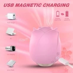 Mysite Rose Vibrators Rose Suction Clitoral Vibrator Stimulator Women