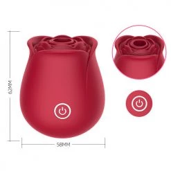 Mysite Red Rose Sucking Vibrator