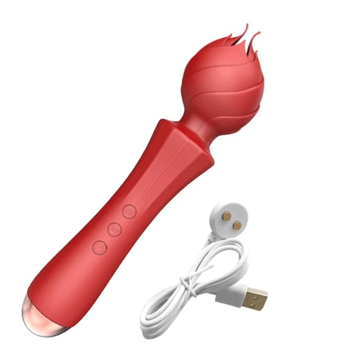 Mysite G-spot Flexible Rose Head Vibrator Rose Vibrators 1 Mysite G-spot Flexible Rose Head Vibrator Rose Vibrators