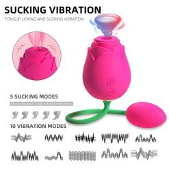 Mysite The Rose Toy With Vibrating Egg G Spot Stimulator