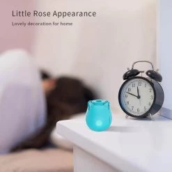 Mysite Rose Sex Toy Waterproof Sucking Light Blue Vibrator For Women