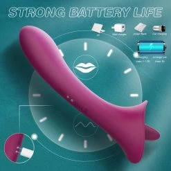 Mysite Vibrators Adele - Clit Licking Tongue Vibrator With G Spot Stimulator